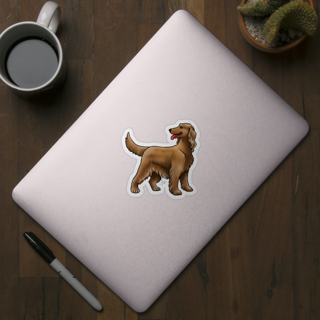 Dog - Irish Setter - Red by Jen's Dogs Custom Gifts and Designs